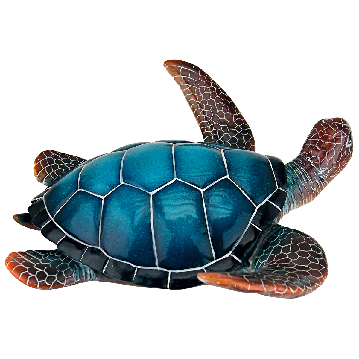 Image Thumbnail for Medium Blue Sea Turtle Statue